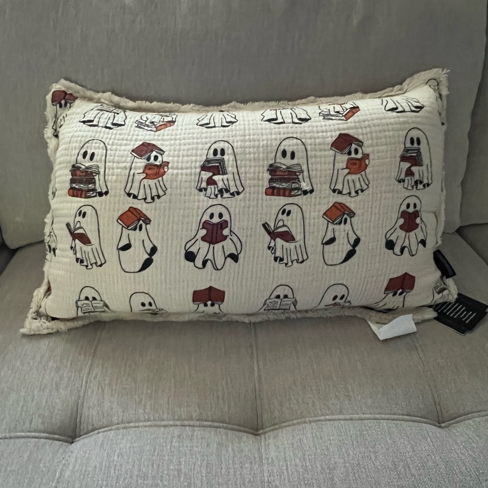 Cynthia Rowley Ghost Book Pillow